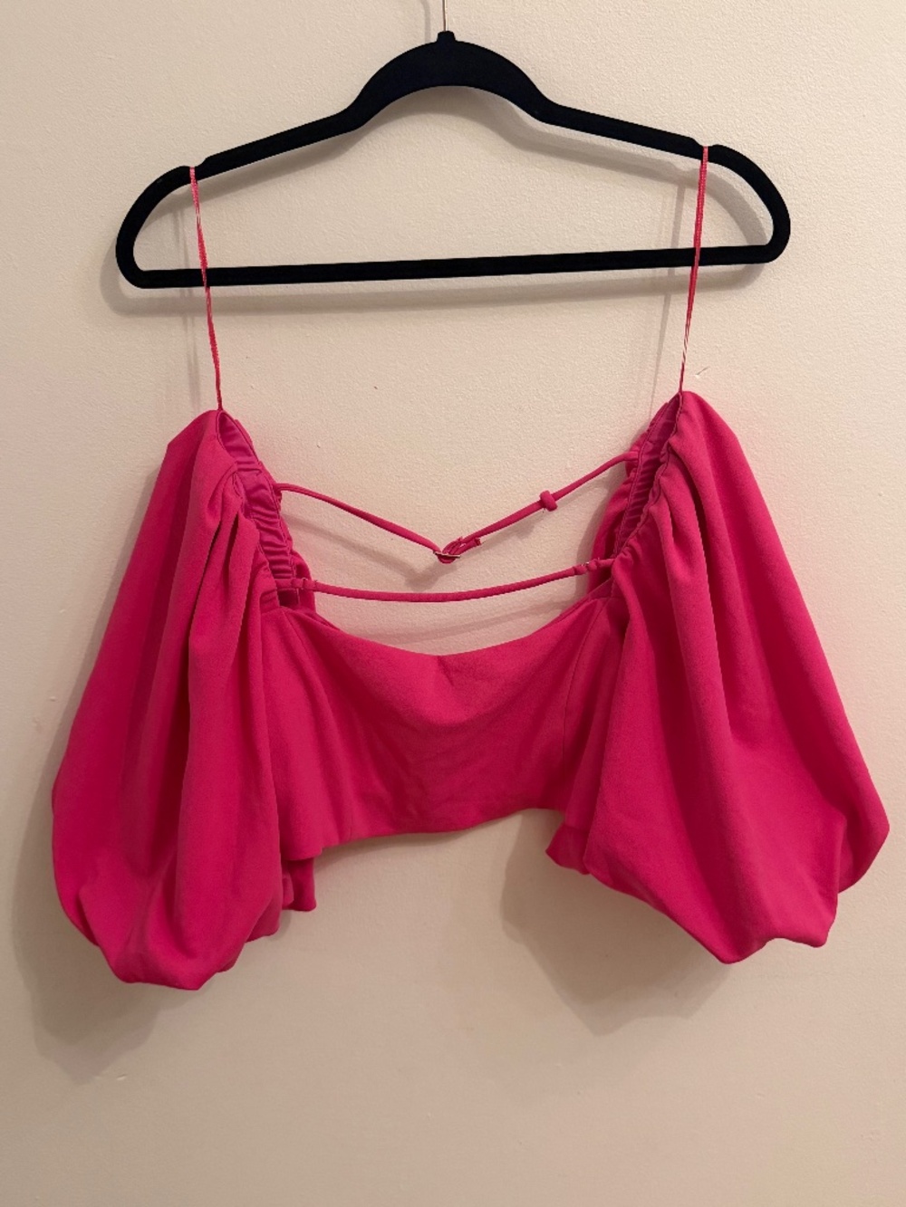 Pink cropped shirt